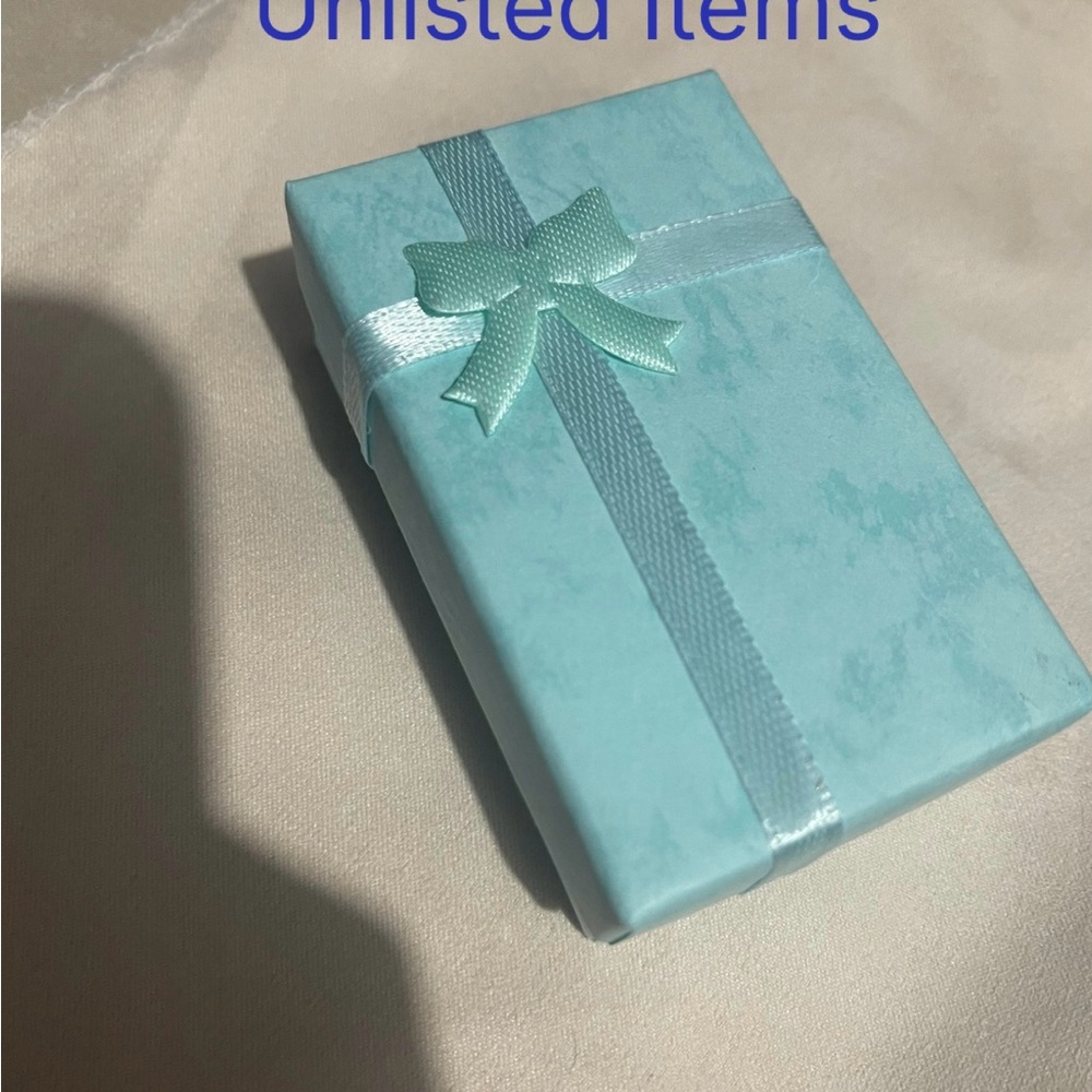 Turquoise Gift Box with Ribbon